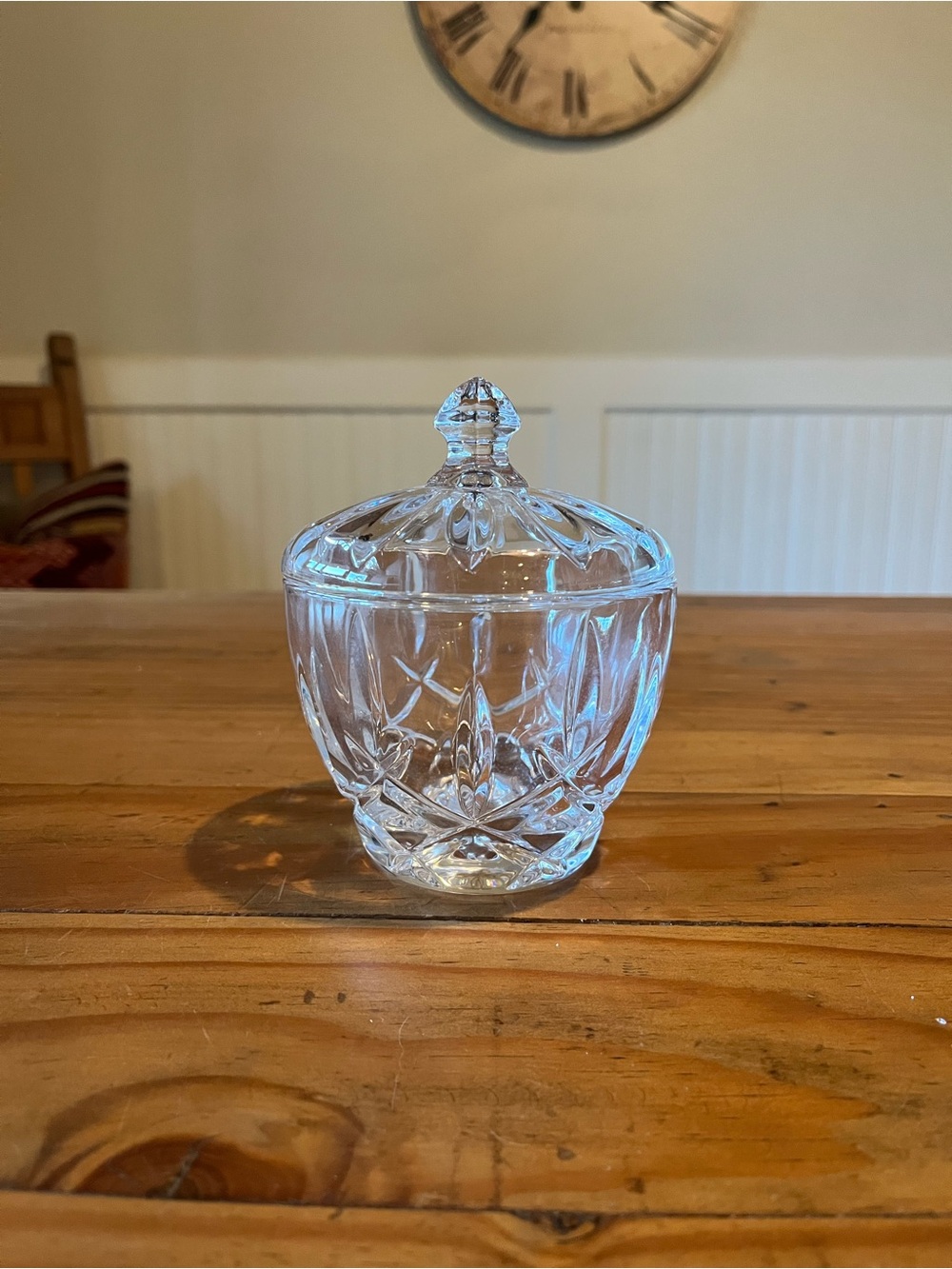 Vintage Gorham Lead Crystal Candy Dish/Jar w/Lid